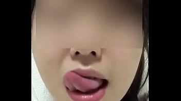 女子大生, ぺろぺろ, 舌出し, tongue