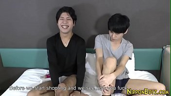 Gay asian twink spunked