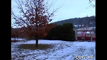 Romantic Brunette Minx Erica Destroyed By Monster...