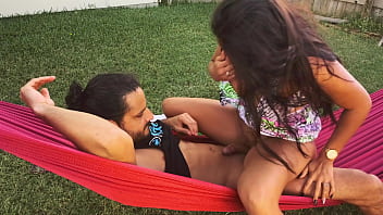 Clip Beautiful Latina wife Jolla gets pussy eaten while lounging on a hammock