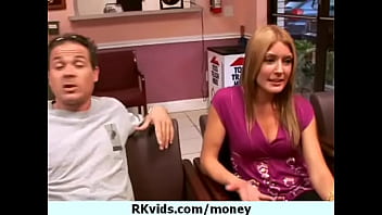 Nasty girl gets payed and tape for sex 5