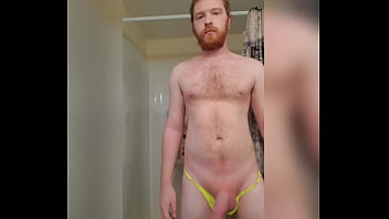 Slow motion dick swinging