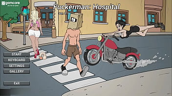 Fuckerman threesome in an ambulance at...