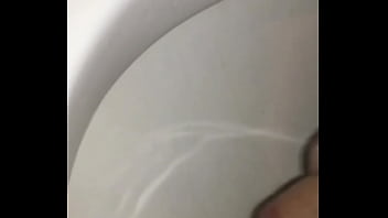 jerking my hairy cock