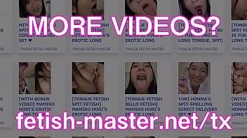 Video Japanese Asian Tongue Spit Face Nose Licking Sucking Kissing Handjob Fetish - More at fetish-master.net