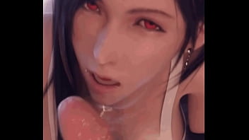 Tifa A Lot Of Saliva And Cum...