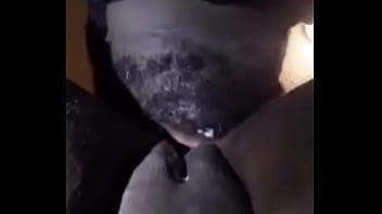 Licking creamy pussy