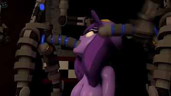 Fnaf bitch gets facefucked by robots...