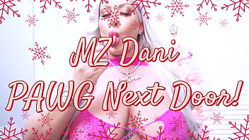 Mz Dani Plays Candy Cane In Pussy for Christmas