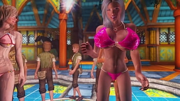 Skyrim blonde bimbos suck and fuck boy...
