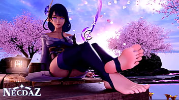 raiden, foot, soles, 3d