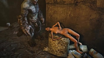 Infirmière Monstre Pénétration Porno