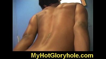 Black chick learn gloryhole blowjob 28