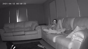 Caught Masturbating on My Couch Housesitting Hidden Cam