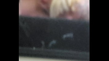 BULL MAKES HIS WHORE WATCH IN THE MIRROR...