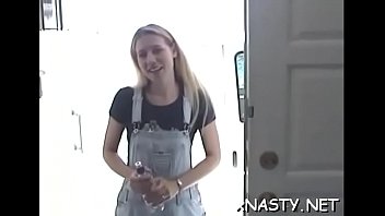 Cock hungry vigorous blonde woman camille big one...