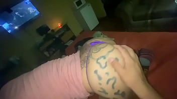 slut, shaved pussy, small tits, anal