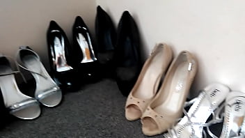 pantyhose, pumps, stilettos, wedges