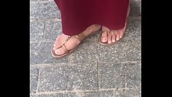 foot, toes, lady, nails