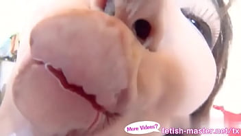 Japanese Asian Tongue Spit Face Nose Licking Sucking Kissing Handjob Fetish - More at fetish-master.net