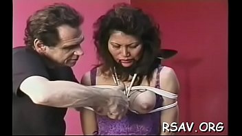 Dude enslaved by dominant-bitch