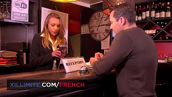 Anal sex with hot blond French receptionist Angel Emily thumbnail