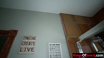 Step son and step mom fuck in the toilet