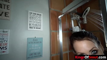 Step son and step mom fuck in the toilet