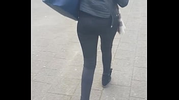 amature, candid, leggings, ass