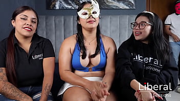 3 vergas para ella sola por primera vez