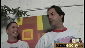 Interracial bukkake girl gangbang 8