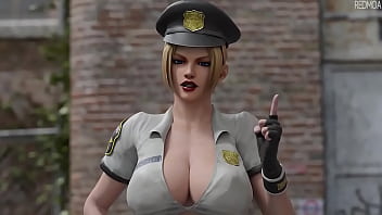 Deadoralive Officer Rachel Blowjob Animation By Redmoa...