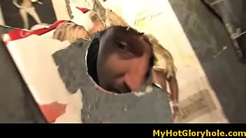Black girl get initiated into art of blowjob Gloryhole 25