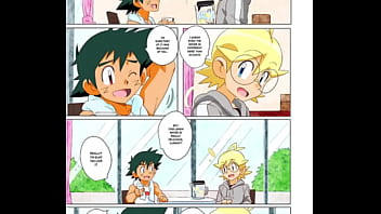 Pokemon ash and clement comic...