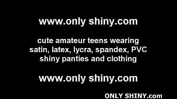 I barely squeezed in these tight PVC panties