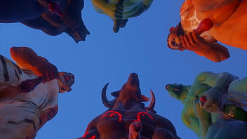 6 bestias musculosas - game adult