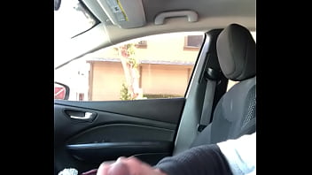 Car Jack Off Girl Passes By...