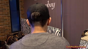 Ladyboy Amy Fucks Guys Ass For The First Time 