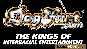 Interracial bukkake sex with black porn star 4