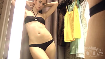 Another very hot voyeur changing room video with fem nudity