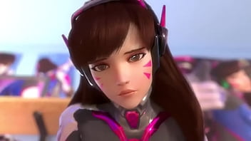 Overwatch D.Va Fan Service  sound Version  teens...