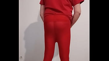 Full body, pants, jerk off, cockring...