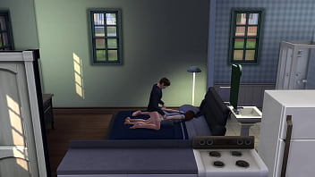 18yo, first time, fingering, sims