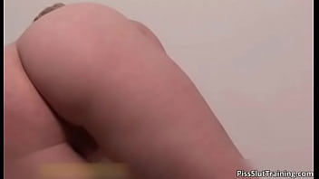 Gorgeous steamy blonde teen with large