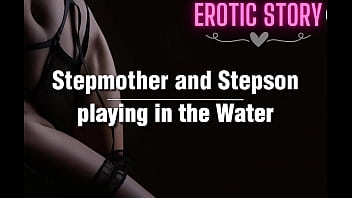 Clip Stepmother and Stepson playing in the Water