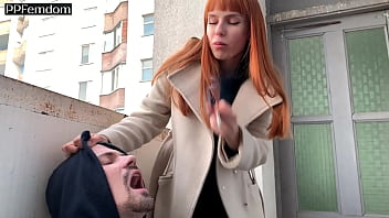 Clip Smoking Goddess Kira - Human Ashtray Dirty Femdom Outdoor