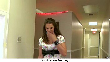 Cute Teen Sucked and fucked for cash 20