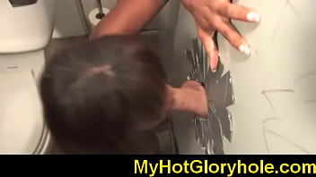 Gloryhole Initiations Amazing babe sucking big cock 21