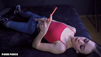 Beautiful Step Sister Watches Porn And Masturbates - Real ...