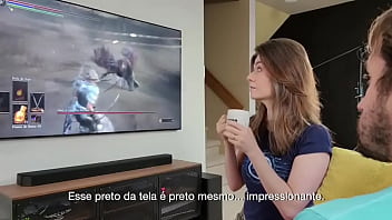 Nilce Vendo O Marido Jogar Video Gamer Inves De Ta Fazendo Sexo...